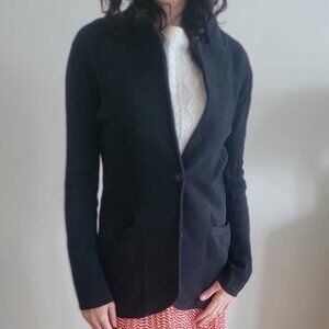 J. by J Crew cotton black blazer size XS